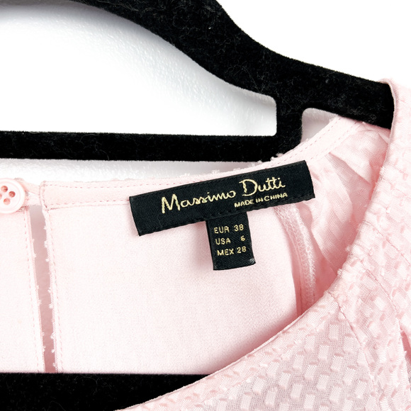 Massimo Dutti Light Pink Long Sleeve Blouse - Picture 3 of 9